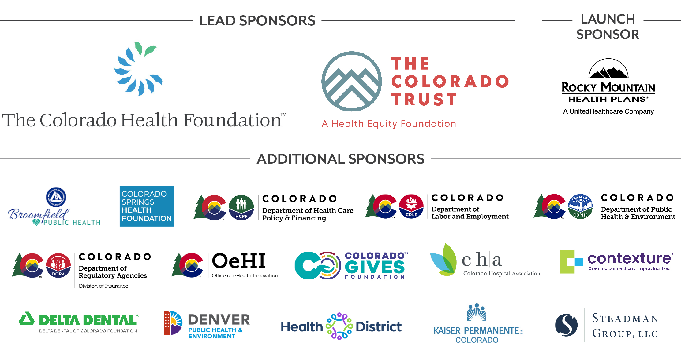 2025 CHAS Sponsors logos