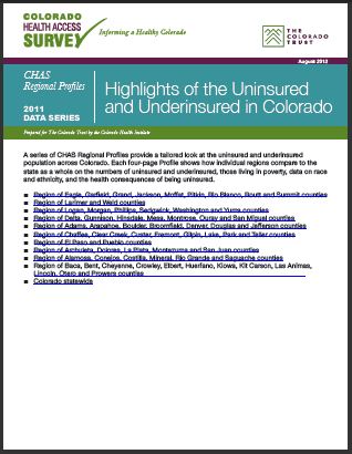 Regional Profiles of Uninsured and Underinsured