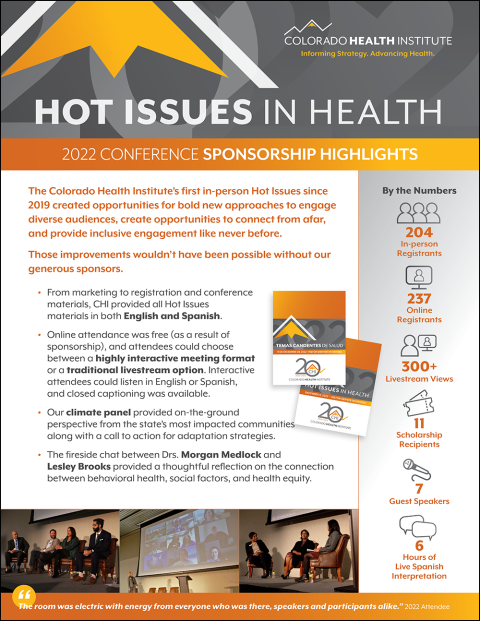 Hot Issues in Health 2022 Report
