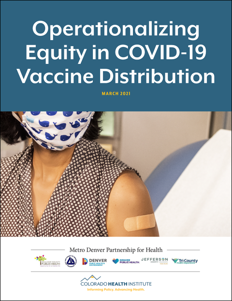 Vaccine Equity Guidance report cover
