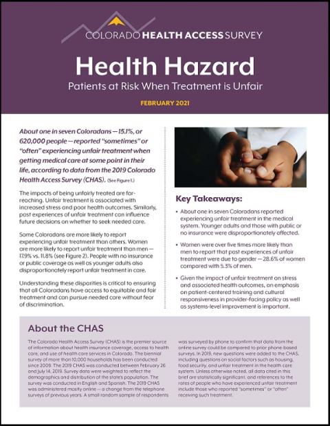 Health Hazard report cover