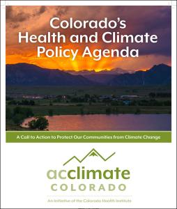 Acclimate Colorado Policy Agenda cover