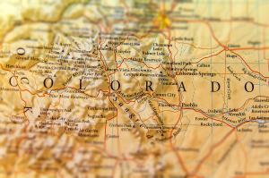 Picture of a Colorado map